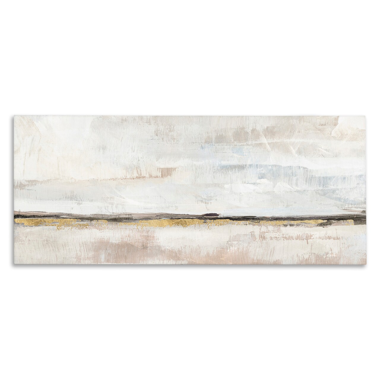 Stupell Industries Neutral Horizon Landscape Canvas Design By Nina Blue